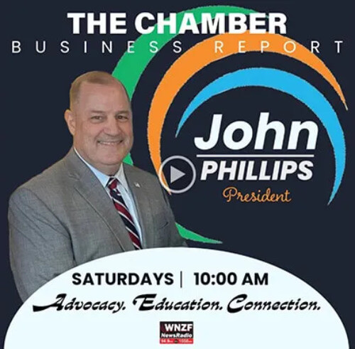 the chamber business report flyer
