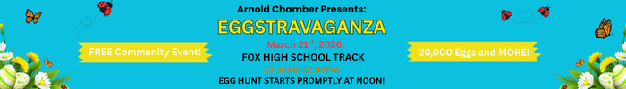 Eggstravaganza, March 21st at Fox High School. Activities start at 10:30am, Hunt at Noon.