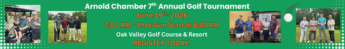 Arnold Chamber Golf Tournament Friday, June 19th. Click for info