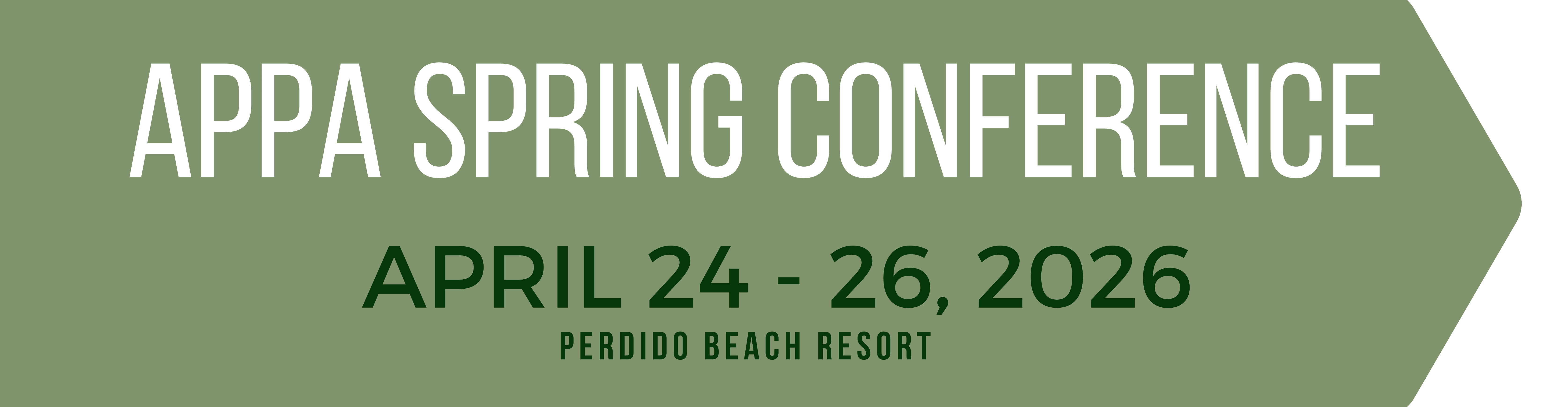 APPA 2026S Conference Email header