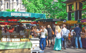 People Shopping in a Market