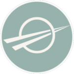 1 circle and line icon