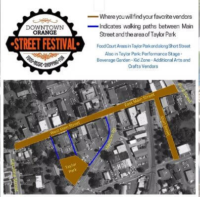 2025 Street Festival Map_Town of Orange