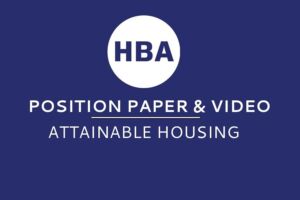 HBA Position Paper & Video