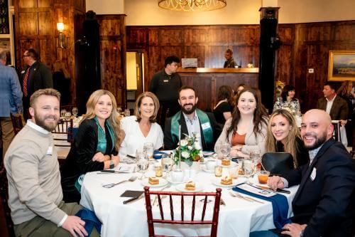 Board Installation-8273 - small GROUP SHOT AT MEMBER RECEPTION