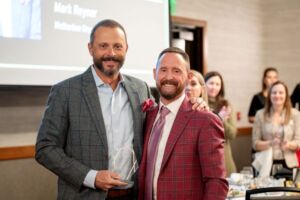 Mark Reyner and Loren Moreland at Awards Dinner