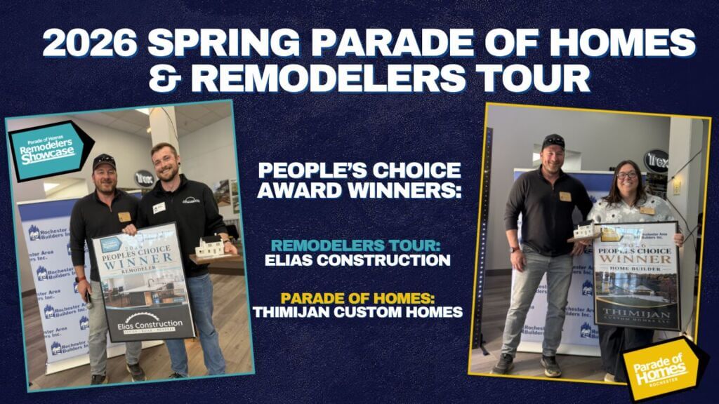 2026 Parade of Homes and Remodelers Tour People's Choice Winners