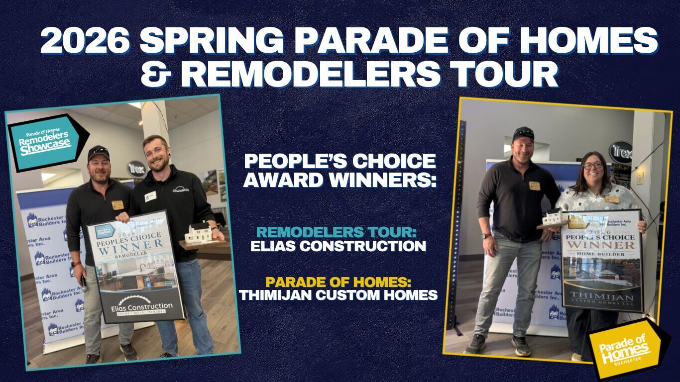 2026 Parade of Homes and Remodelers Tour People's Choice Winners