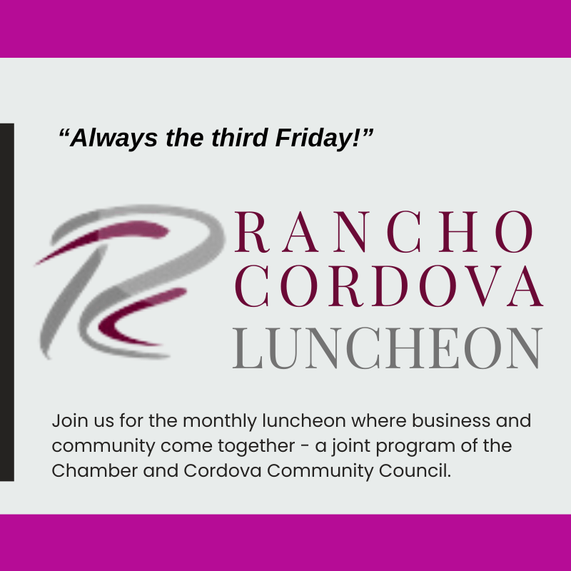 Rancho Cordova Luncheon Rancho Cordova Luncheon