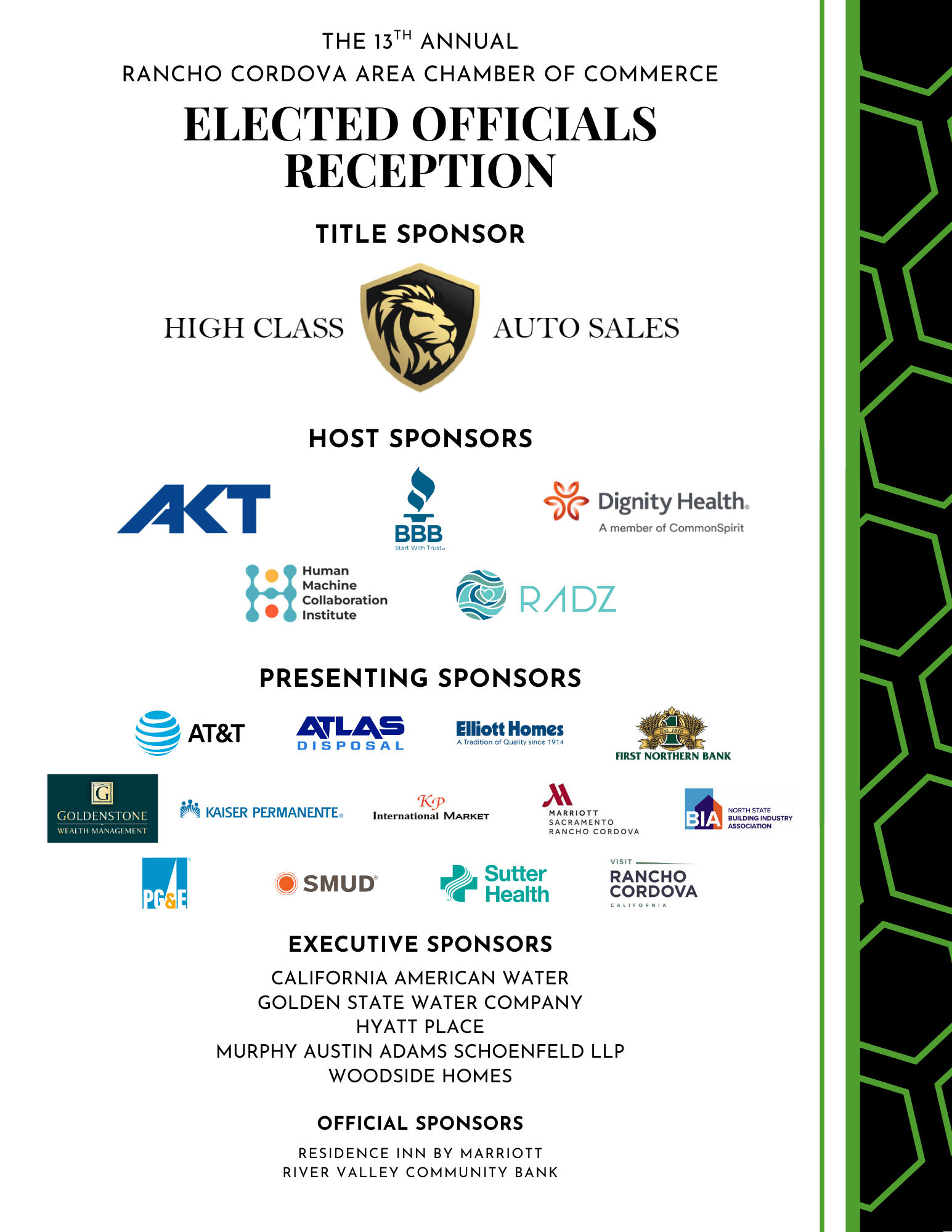 2025 Elected Officials Sponsors 2025 Elected Officials Sponsors