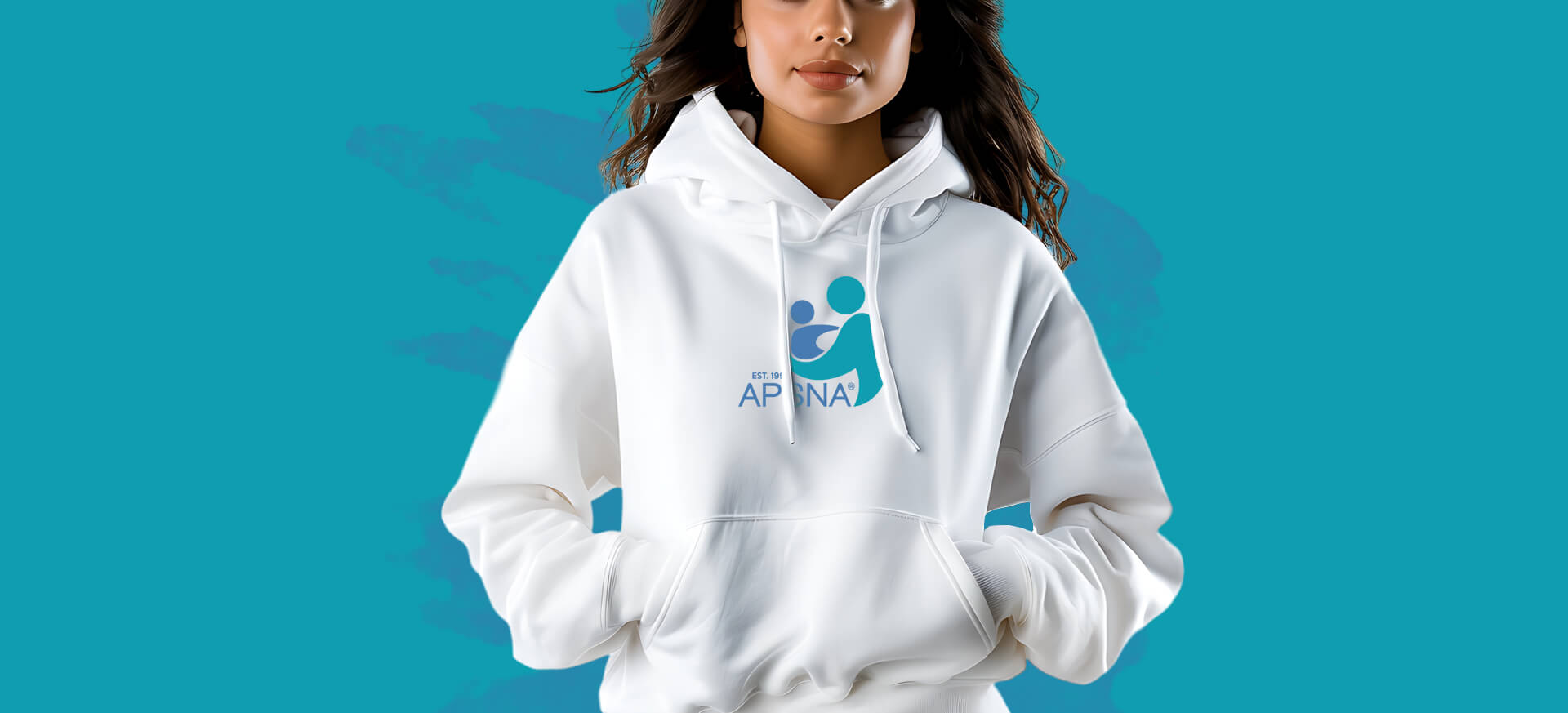 woman in apsna hoodie