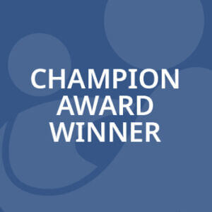 Champion Award Winner