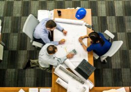 People Working at a Desk