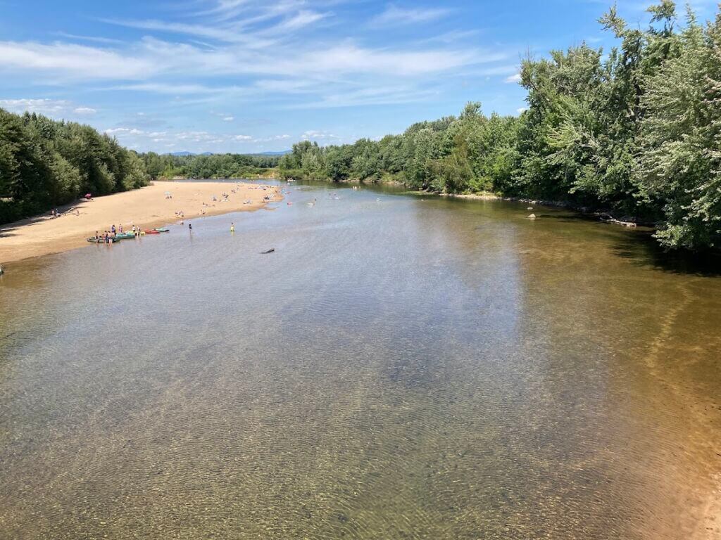 Swimming, canoeing and kayaking in North Conway and Mt Washington Valley, NH