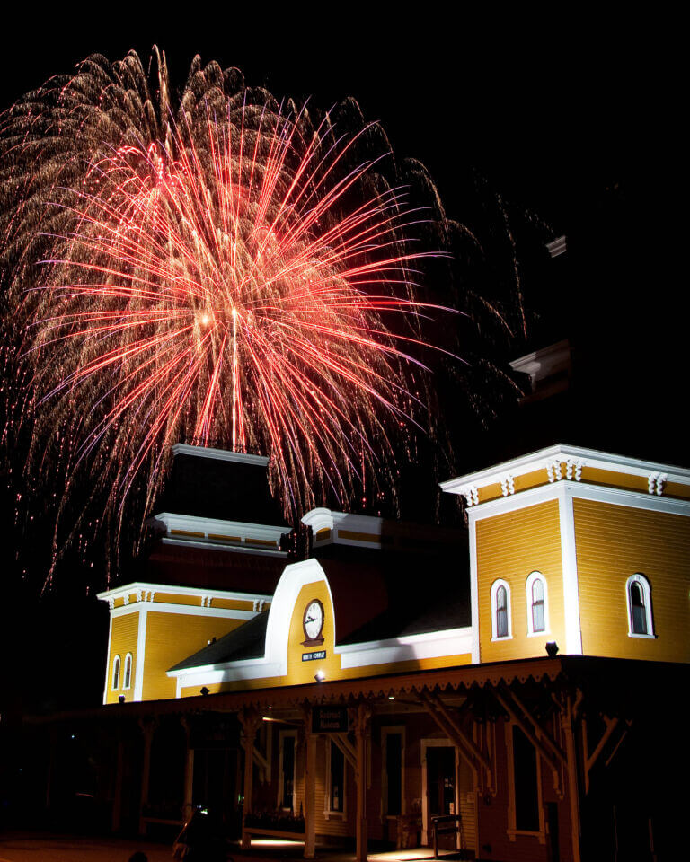 4th of July Fireworks in North Conway