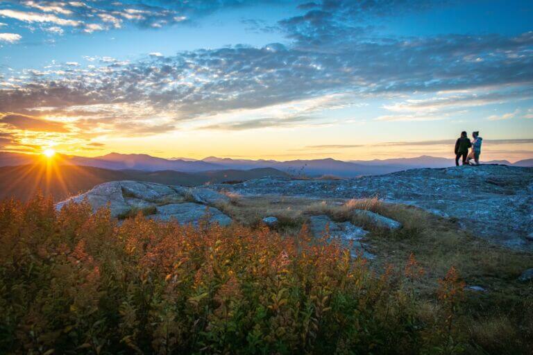 Sunset from the top of Foss Mountain in Eaton. Wiseguy Creative photo.