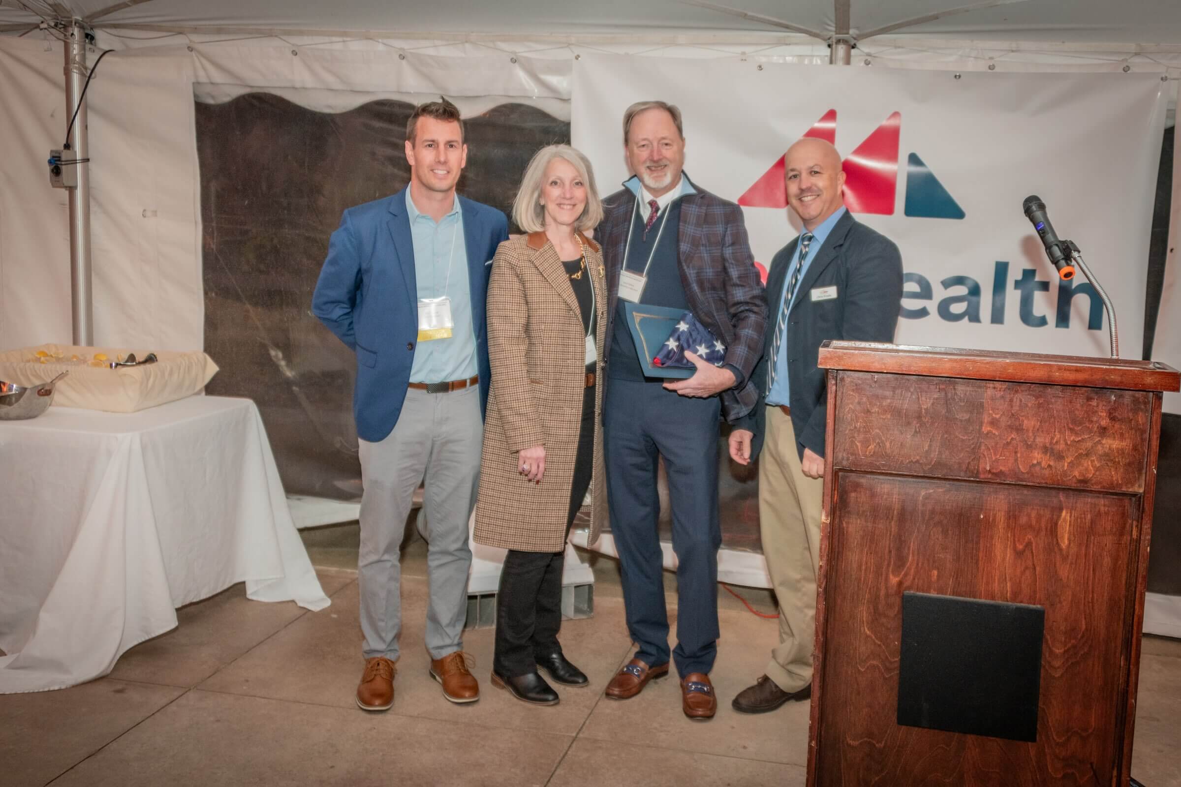 2025 Employer of the Year Award winners were Larry and Diane Flaherty, The Met Coffee House