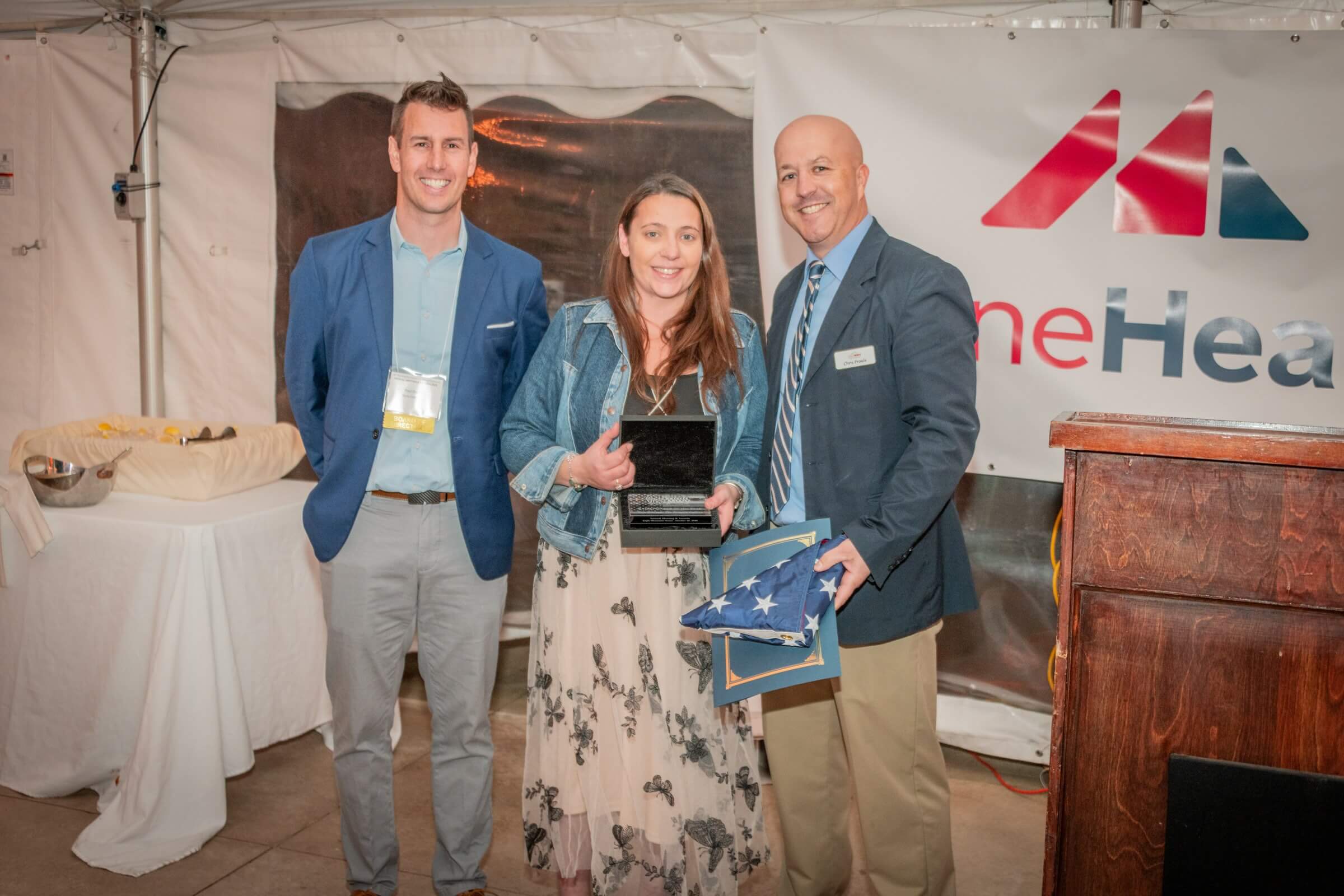 The 2025 Entrepeneur of the Year Award winner was Tiga Schuepp, owner of The Penguin Gallery