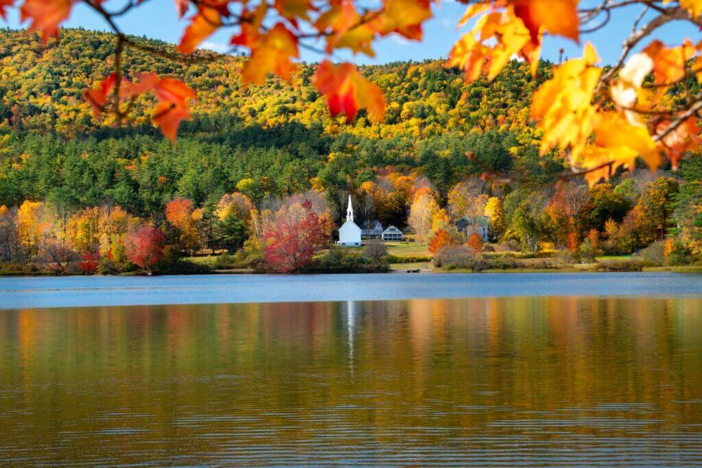Fall Foliage, Crystal Lake, Eaton, NH, Chris Proulx Photo