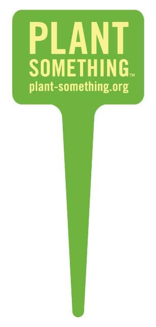 plant something stake graphic