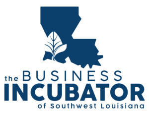 CHAM 030626L Business Incubator of SWLA - Stacked Logo - 1 COLOR - DARK BLUE-01 The Business Incubator of SWLA