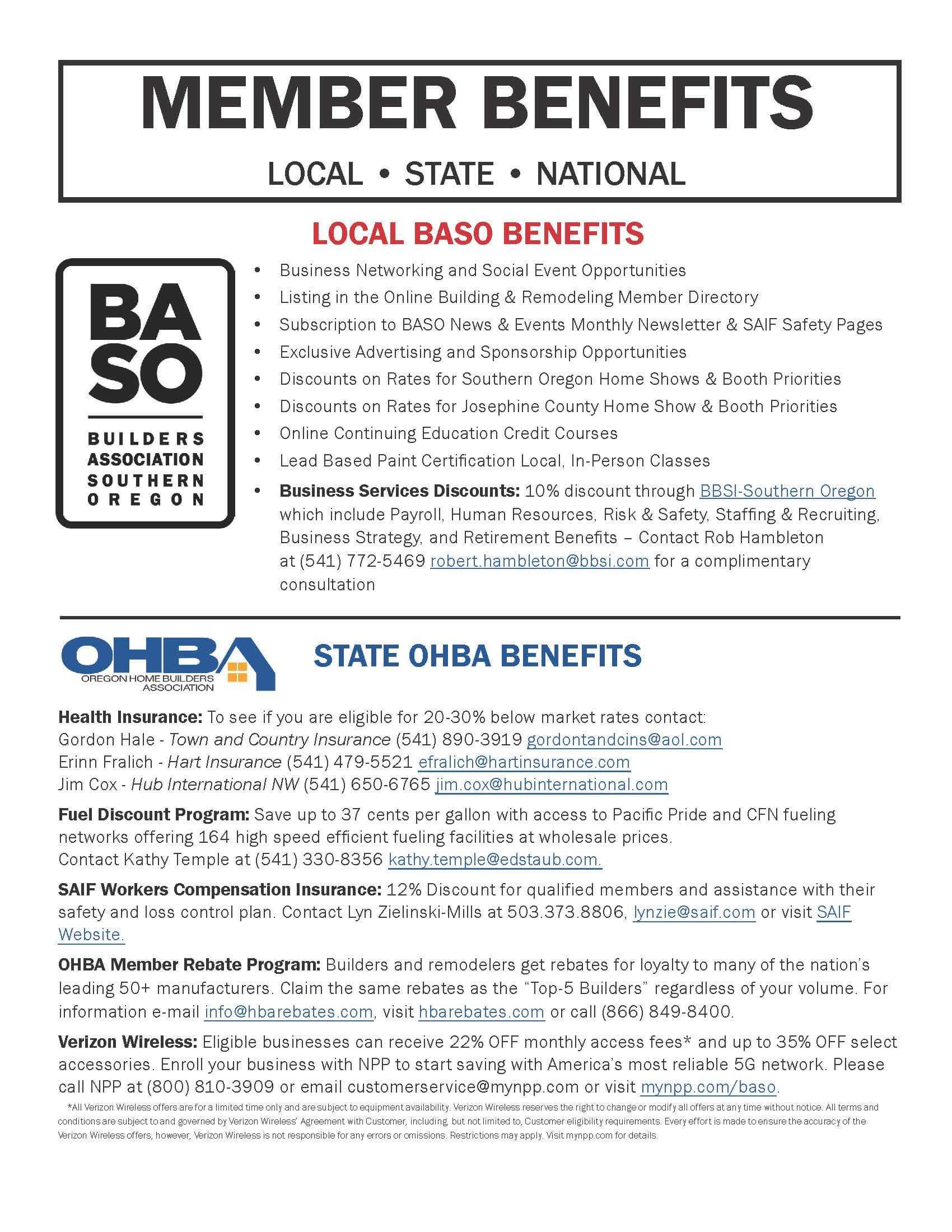 Member Benefits - Full Image