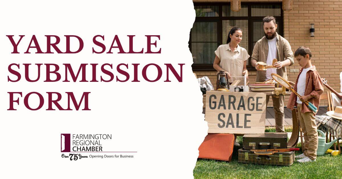 Yard Sale Submission Form