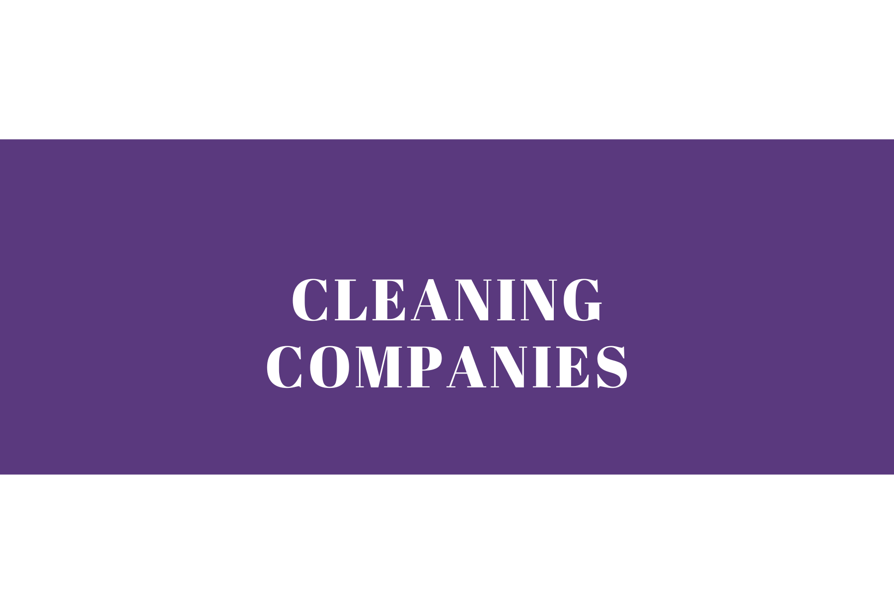 Cleaning Companies