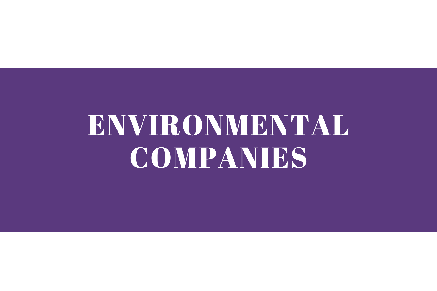 Environmental Companies