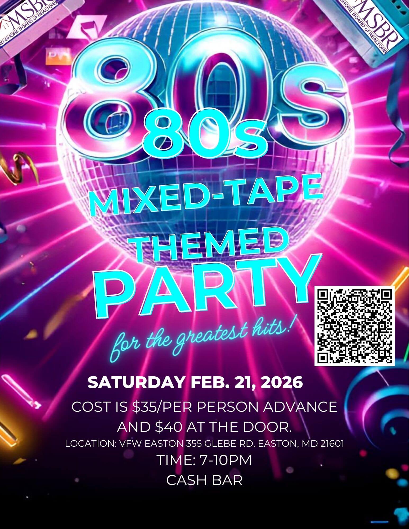 80s flyer (Real Estate Flyer) for Social Media