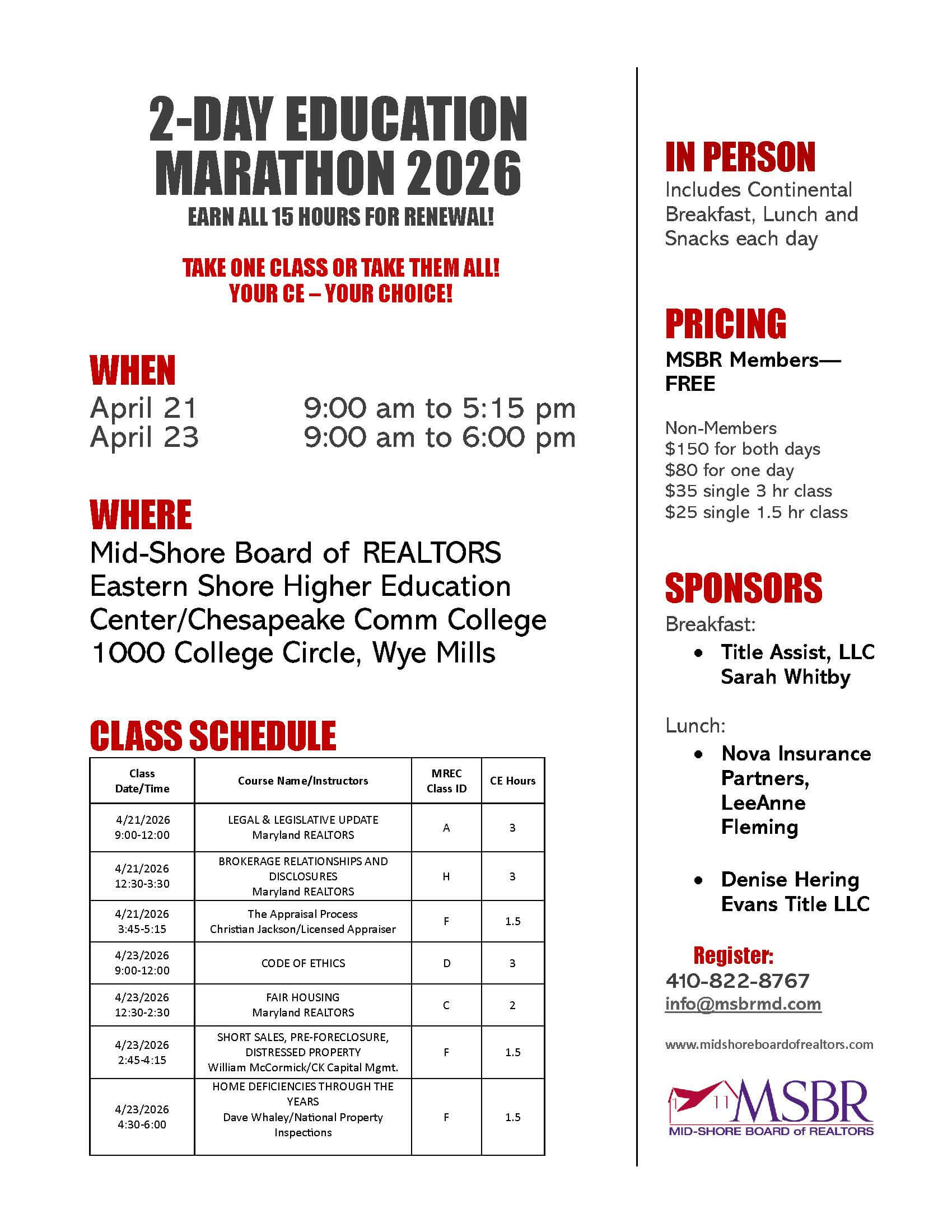 Marathon Flyer April 2026-final