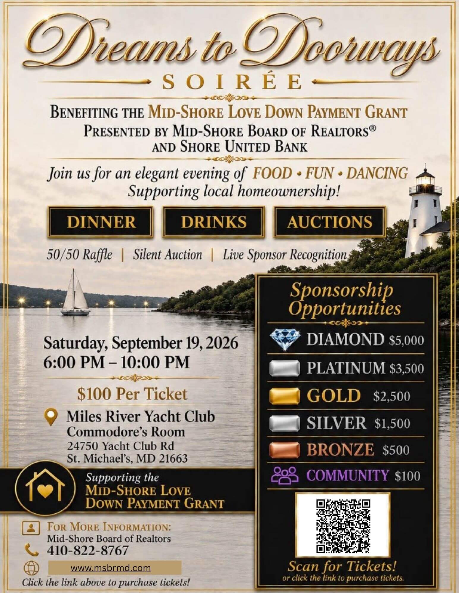 Lightened flyer with working QR code