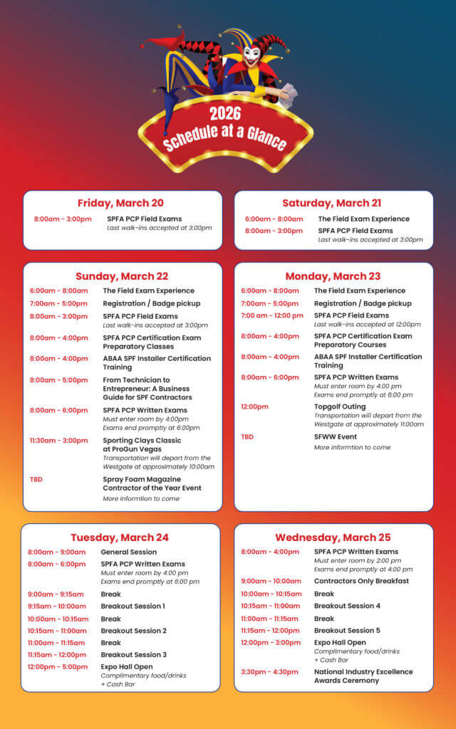 Schedule at a Glance-NOV