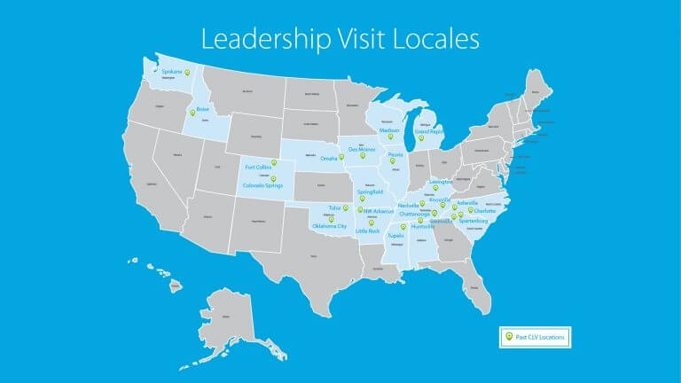 community leadership visit