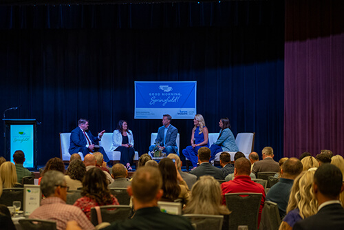 DSC_0309 2025: Good Morning, Springfield brings together 400–450 Chamber members each month to connect and start the day strong.