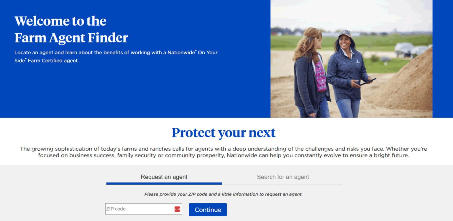 Nationwide Agent Finder Screenshot