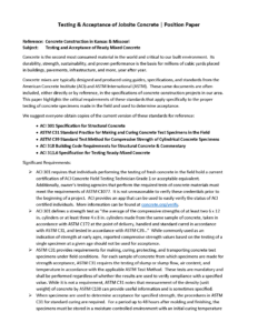 Testing & Acceptance of Jobsite Concrete Position Paper_Page_1