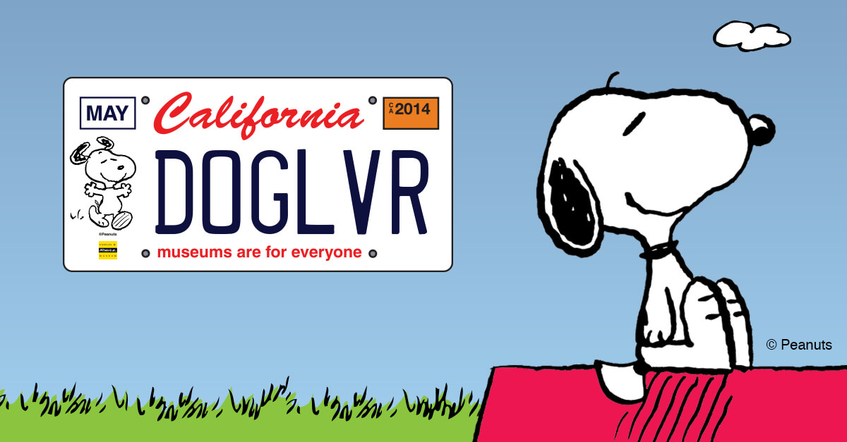 snoopy license plate graphic