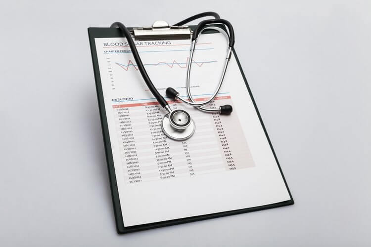 stethoscope and chart