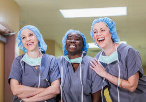 Nurses with PPE