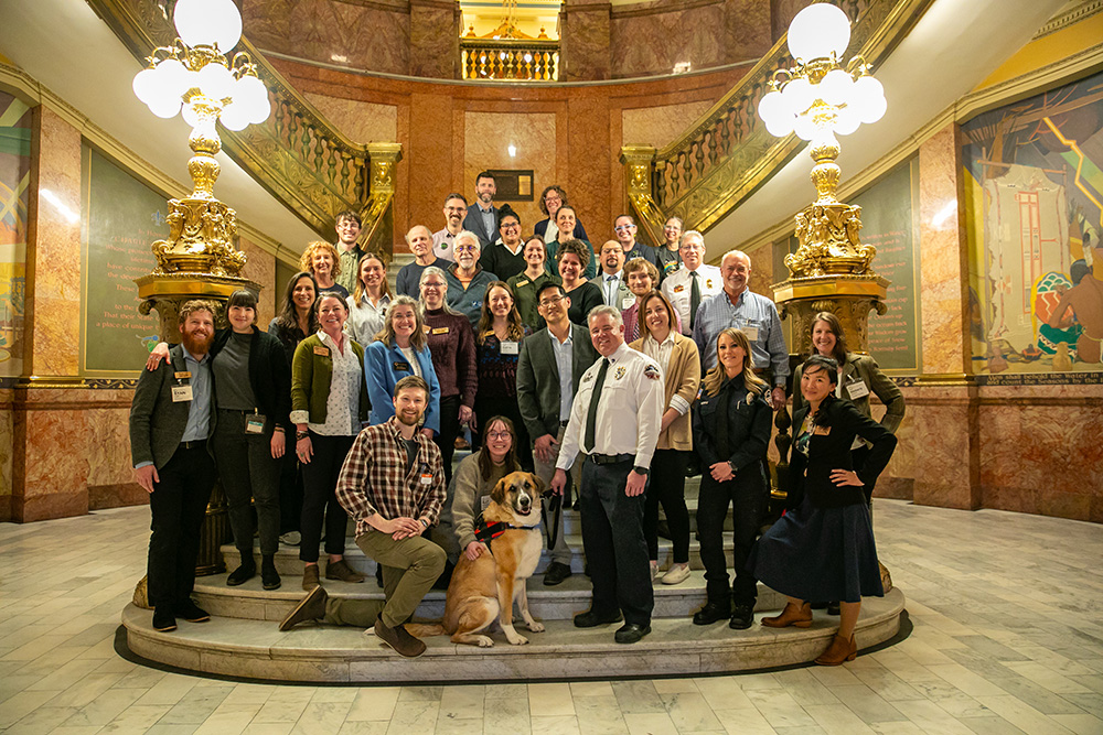group photo at capitol