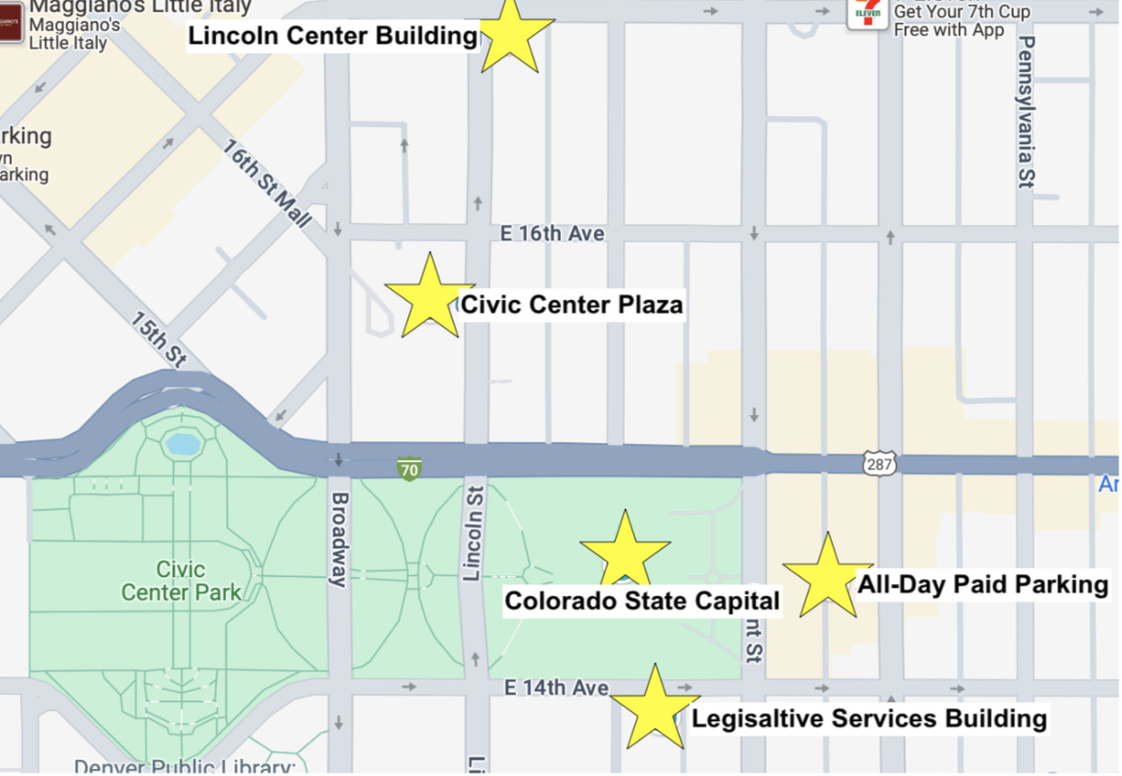 Map of Capitol