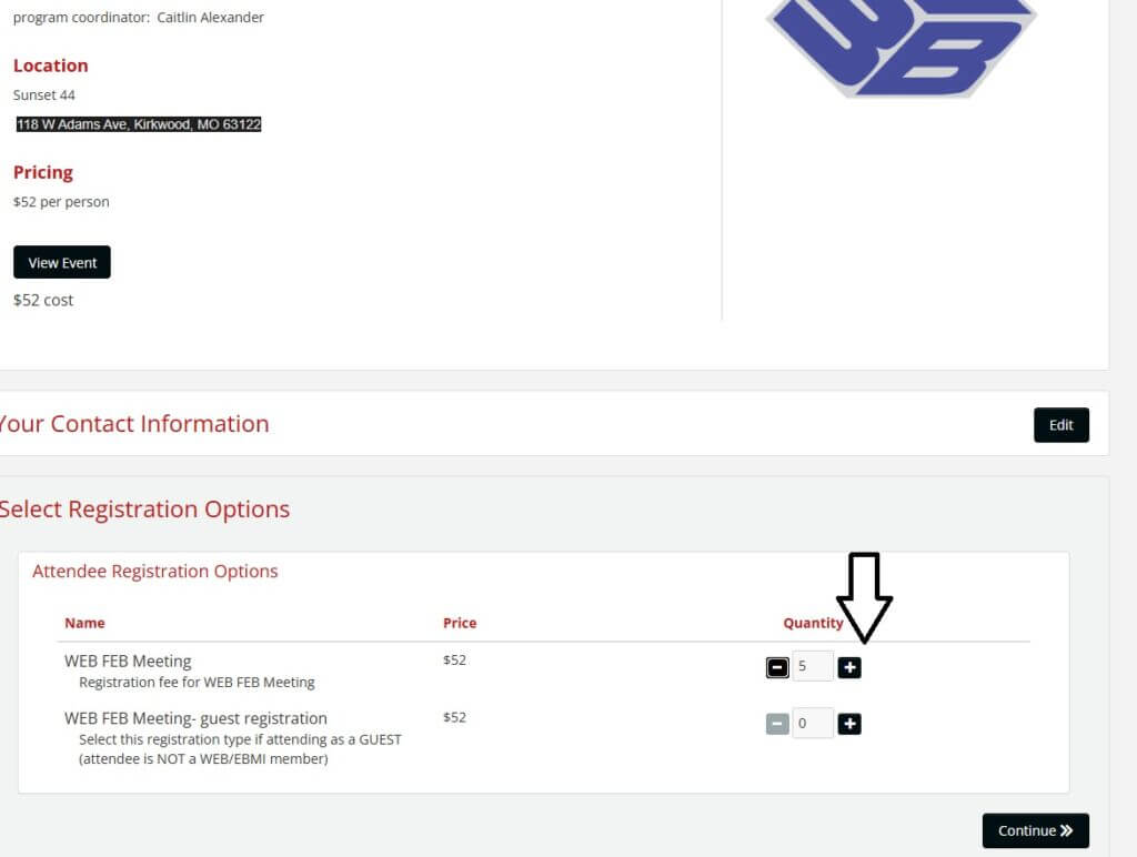 register multiple people all on one invoice