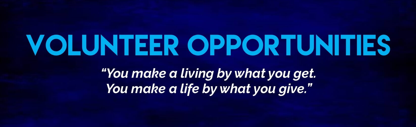 Volunteer-Opportunities