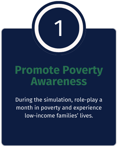 promote poverty awareness