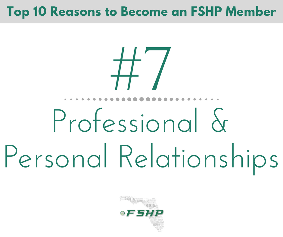 Top 10 Reasons to Become an FSHP Member Graphic