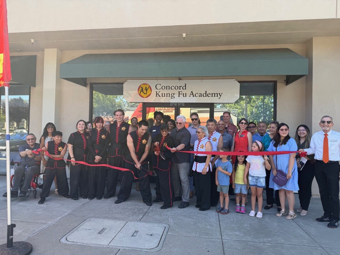 Ribbon cutting