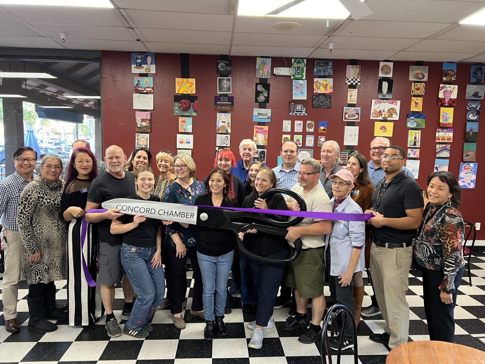Ribbon cutting