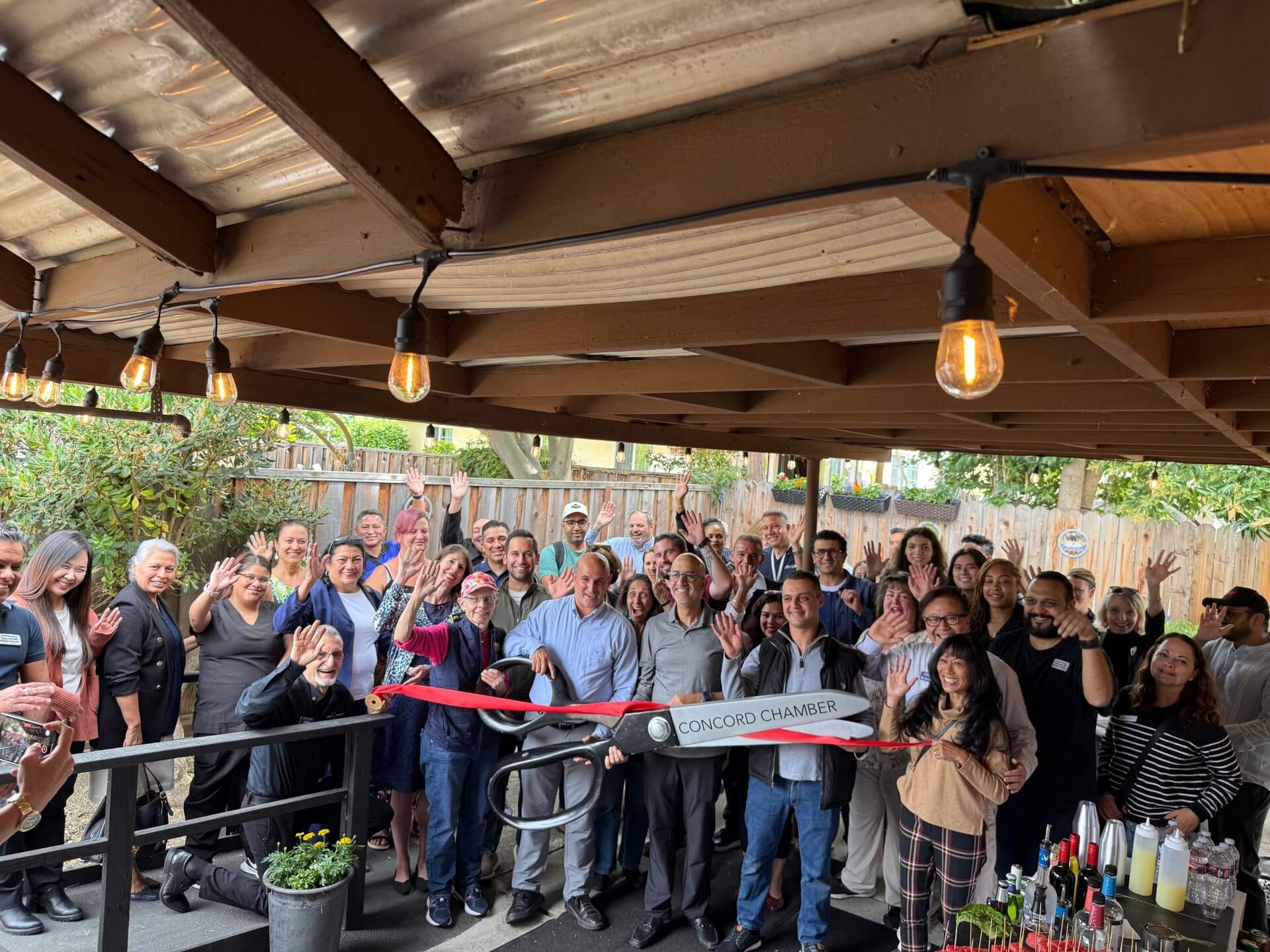 Ribbon cutting