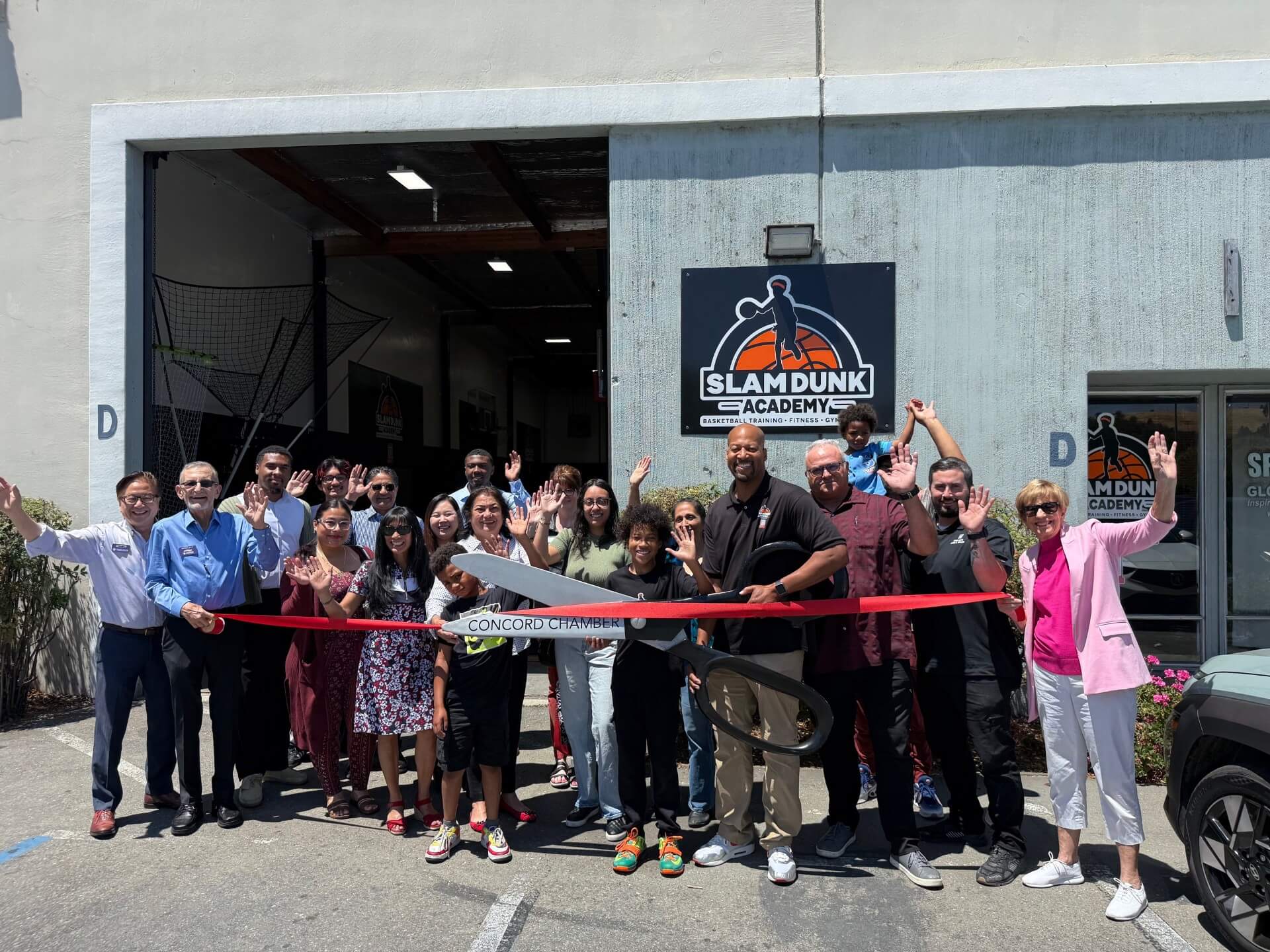 Ribbon cutting